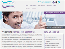 Tablet Screenshot of heritagehilldental.com